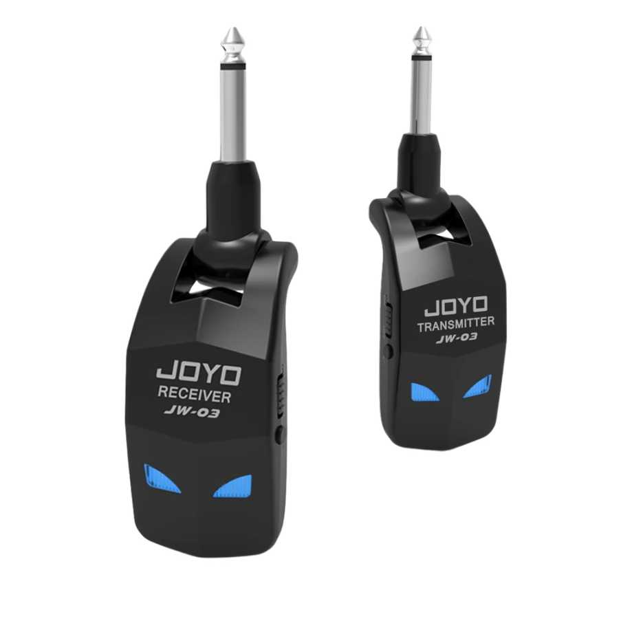 Беспроводная система для гитары JOYO JW-03 2.4GHz, 48K/16bit, 4 канала, для гитары и баса, для занятий музыкой Музыкальные инструменты