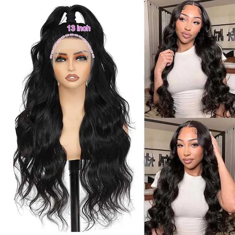 Фотография №3 товара Парик Karyssa Body Wave 13x6 13x4 HD с прозрачной кружевной
