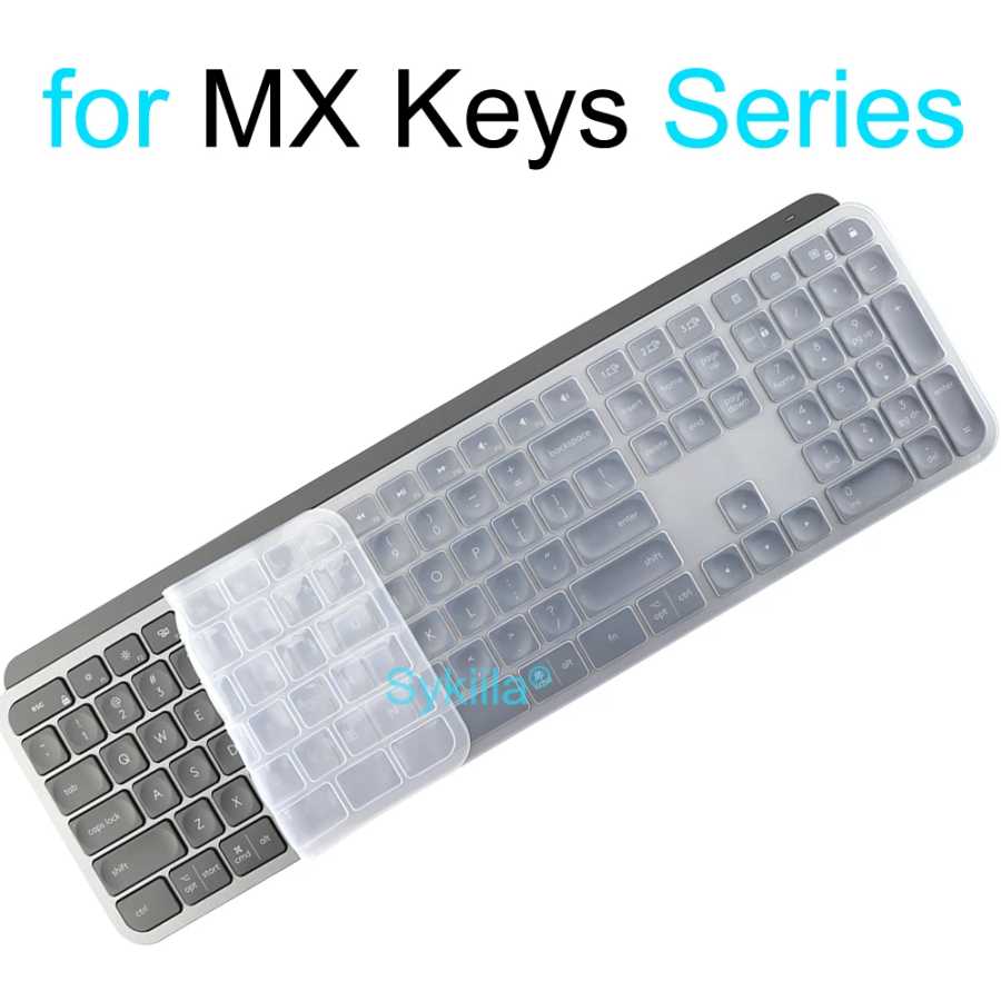 Чехол для клавиатуры Logitech MX KEYS S Mechanical Plus для Mac для Logi, защитный чехол, прозрачный силиконовый чехол, аксессуары Аксессуары для ноутбуков