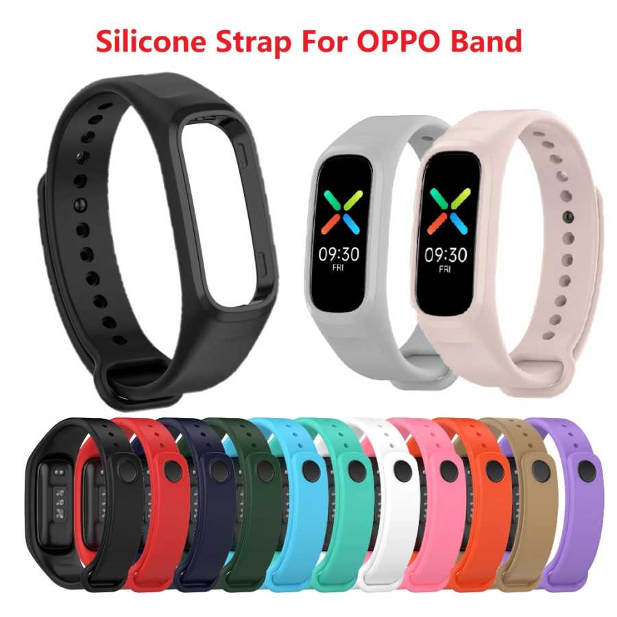 Силиконовый ремешок для OPPO Band Eva 1, водонепроницаемый спортивный ремешок для умных часов, модный браслет Умная электроника