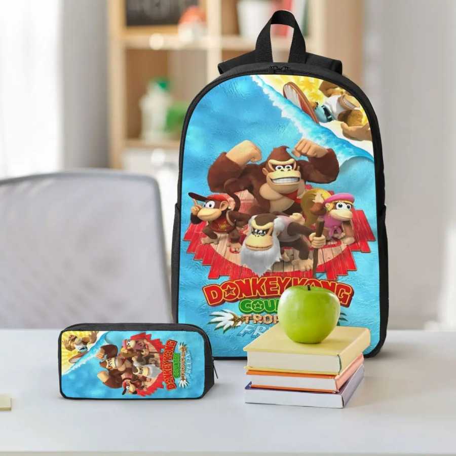 Фотография №5 товара 3 шт., игровой рюкзак Donkey Kong Bananza, набор для детей,
