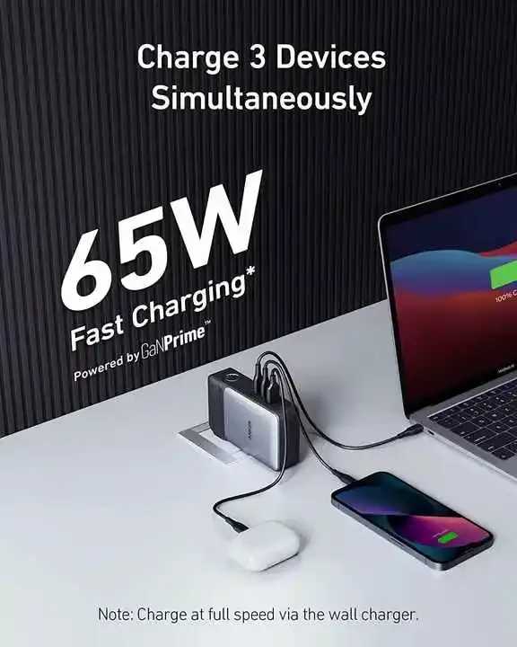 Фотография №2 товара TLF Anker 733 GaNPrime Power Bank 10000 мАч PowerCore 65