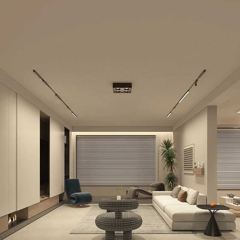 Фотография №4 товара Ультратонкая направляющая Smart Tuya Zigbee с регулируемой яркостью, потолочное крепление