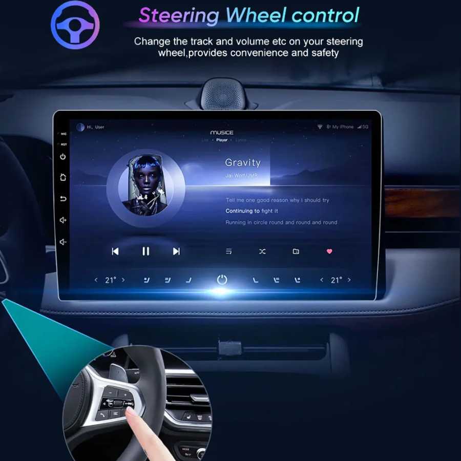 Фотография №4 товара Автомагнитола Android 16 для MITSUBISHI LANCER 9 10 X 2008-2016,