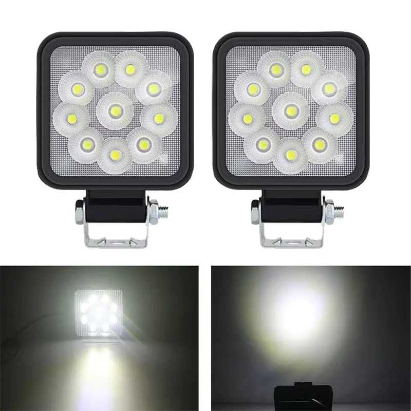 10SMD Светодиодный прожектор для автомобиля ATV Внедорожный противотуманный фонарь 30 Вт Рабочая световая полоса для грузовика Автомобиль SUV 4WD Лодка ATV Barra 12 В Светодиодные фонари Автомобильные фары