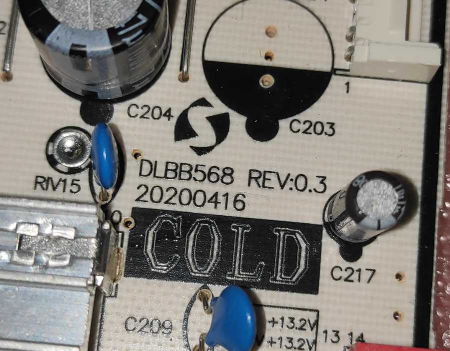 Фотография №3 товара DLBB568 SHG6504B09-101HA 81T-PBE121-H105002 Плата питания светодиодного телевизора с приводом световой