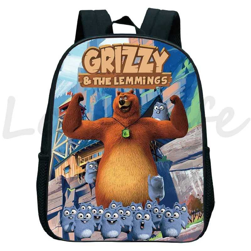 Фотография №4 товара Рюкзак GRIZZY AND THE LEMMINGS для мальчиков и девочек, школьные