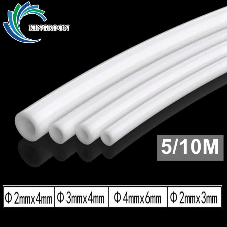 KINGROON 5M 10M PTFE трубка PiPe для V5 V6 J-head Hotend Bowden Экструдер 3D-принтеры Запчасти 1,75 мм 3 мм Нить ID 2 мм 3 мм 4 мм Трубка 3D-печать