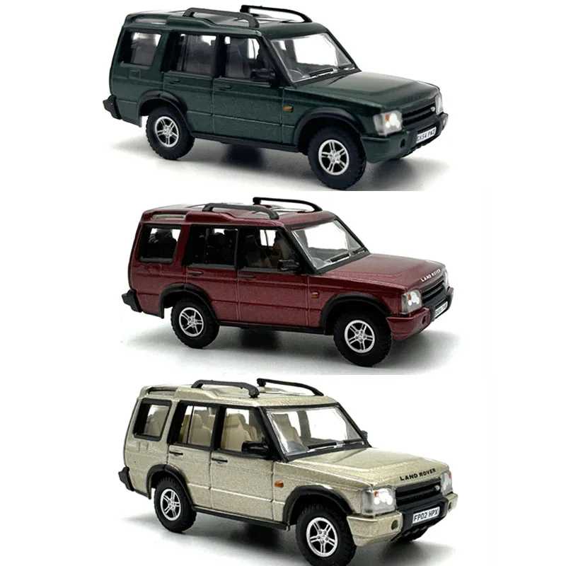 Масштабная модель внедорожника Discovery 2 (1:76) из литого металла, классический коллекционный сувенир для взрослых, статическая модель для демонстрации Играйте в транспортные средства и модели