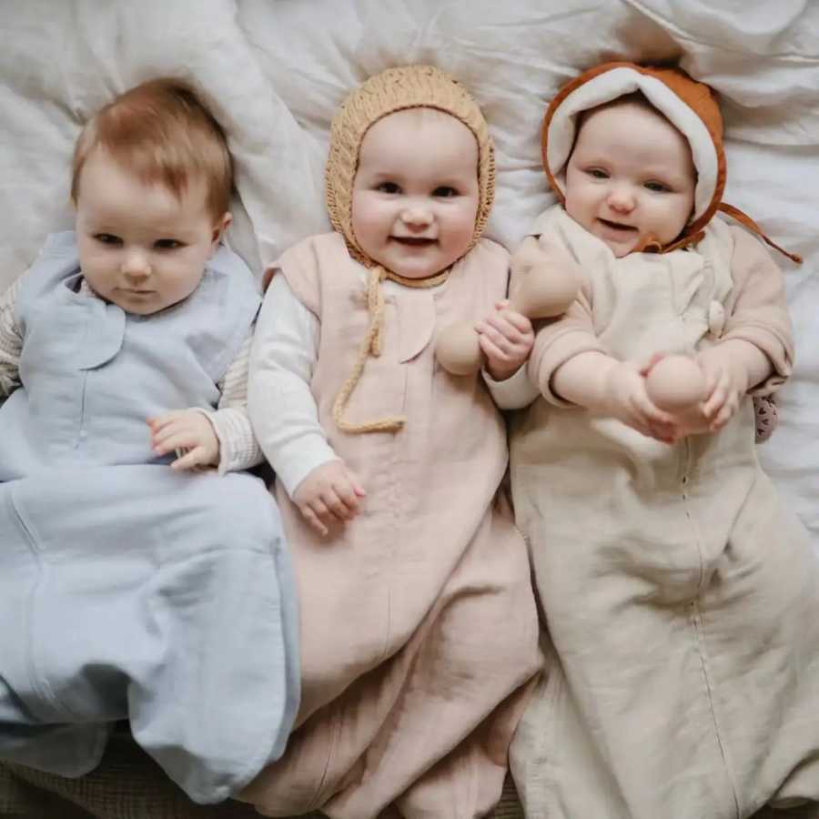 Фотография №5 товара Детский спальный мешок для детей 0-6 месяцев, 100% органический хлопок,