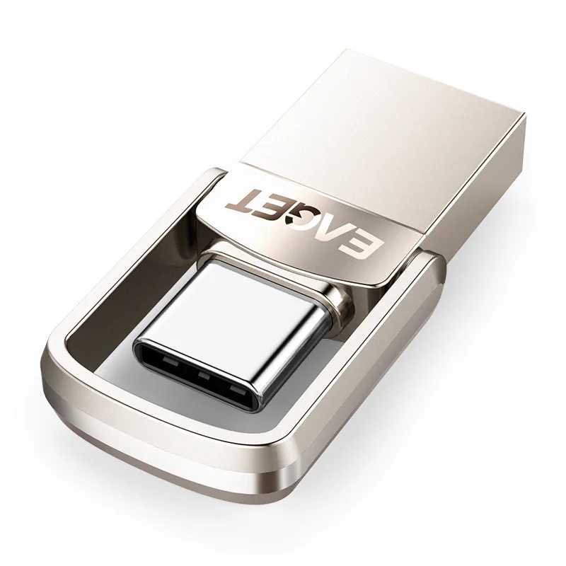Фотография №1 товара USB-флеш-накопитель EAGET CU20 32 ГБ OTG, металлический USB 3.0, флешка