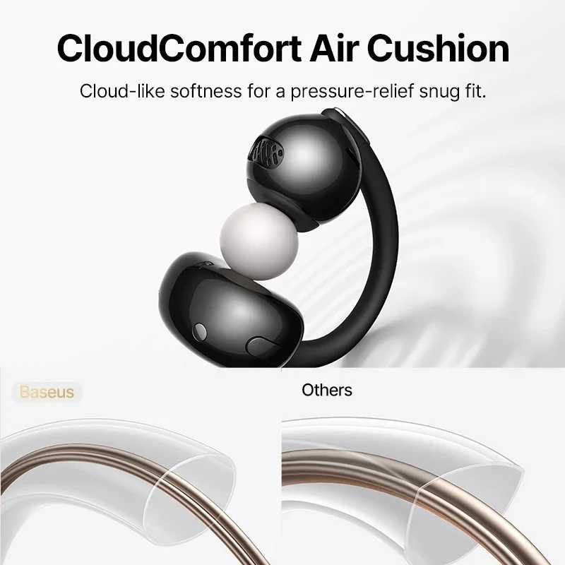 Фотография №3 товара Беспроводные наушники-клипсы Baseus Bowie MC2 AIR TWS с Bluetooth 6.0,
