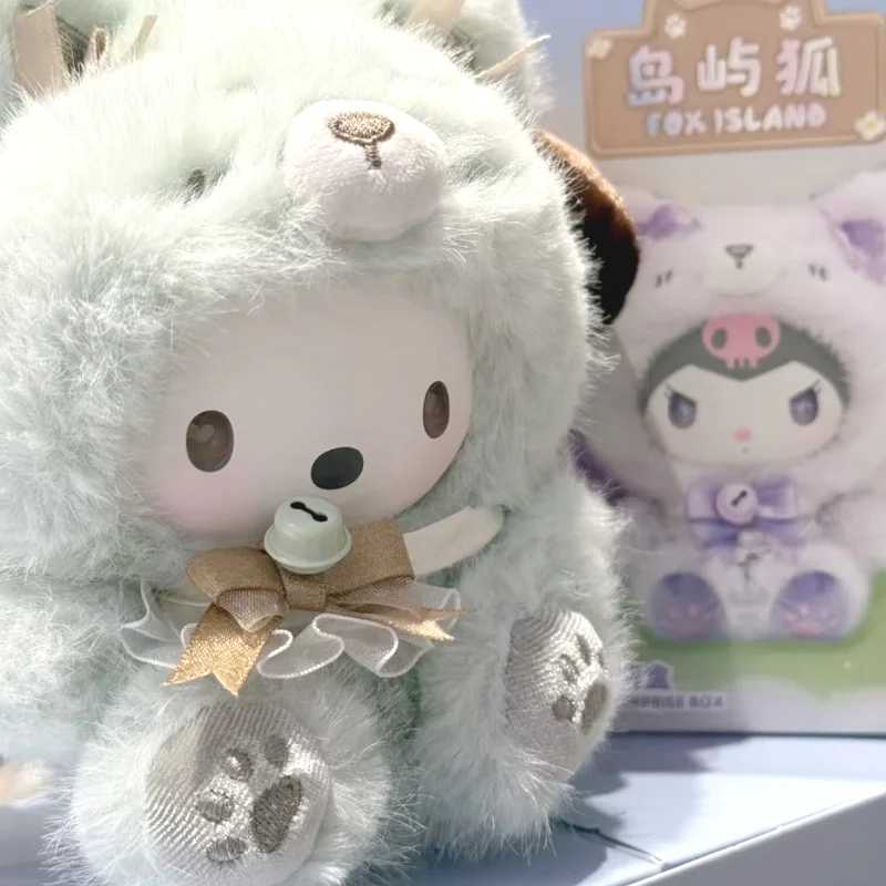 Фотография №5 товара Персонажи Kuromi Fox Island слепая коробка Cinnamoroll Kuromi Vinly плюшевые