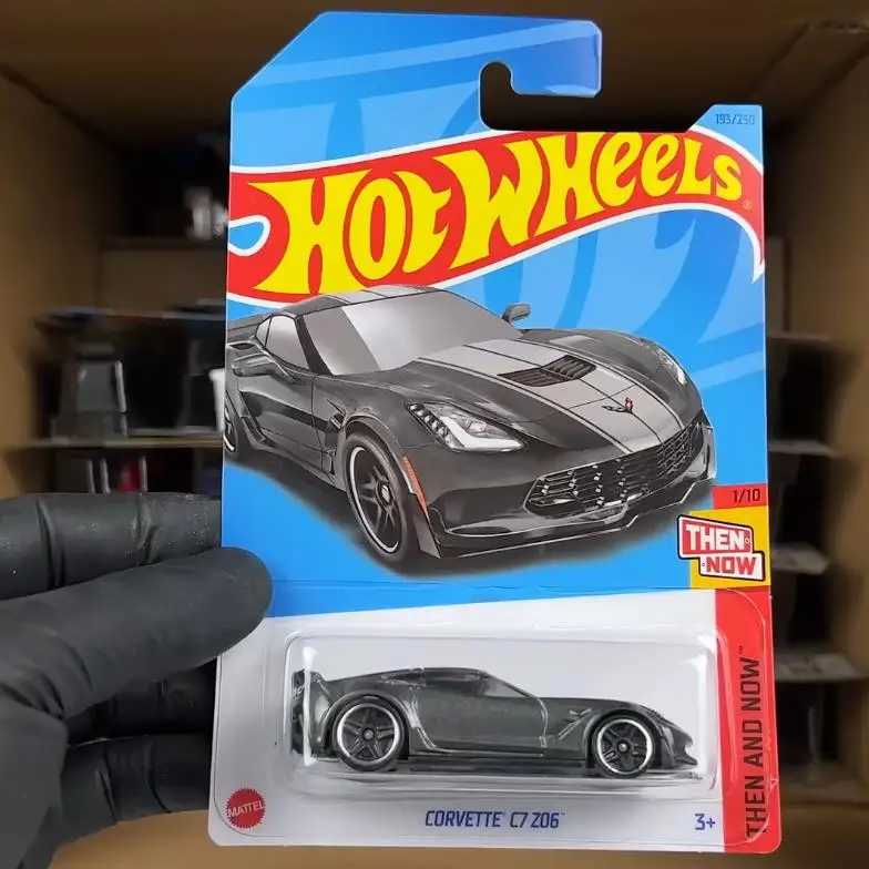 Фотография №1 товара 23k Hot Wheels 1:64 Corvette c7 z06 bel air gassr