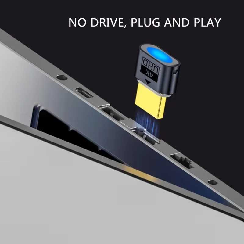 Фотография №2 товара HDMI-совместимая заглушка 4K HDR Виртуальный монитор Эмулятор EDID Беголовий адаптер