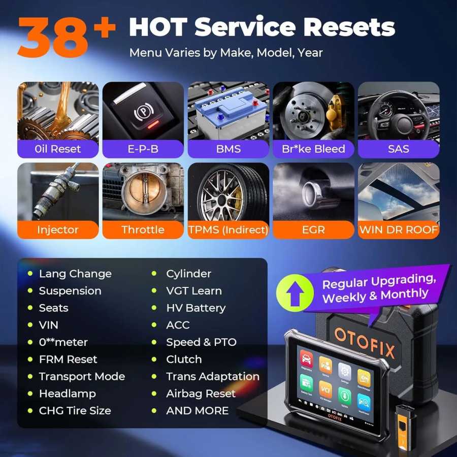 Фотография №3 товара OTOFIX D1 Lite Автомобильный OBD2 Сканер 2-летнее обновление Двунаправленное управление