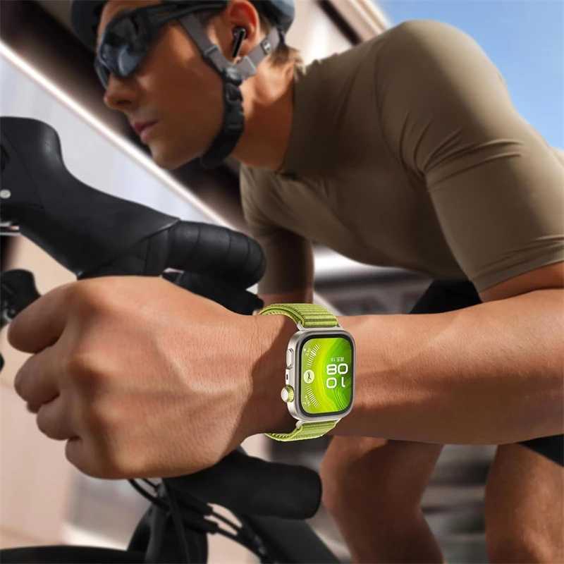 Фотография №4 товара Нейлоновый ремешок-петля для Huawei Watch Fit3/4Pro/5Pro, плетеный, удобный, дышащий ремешок