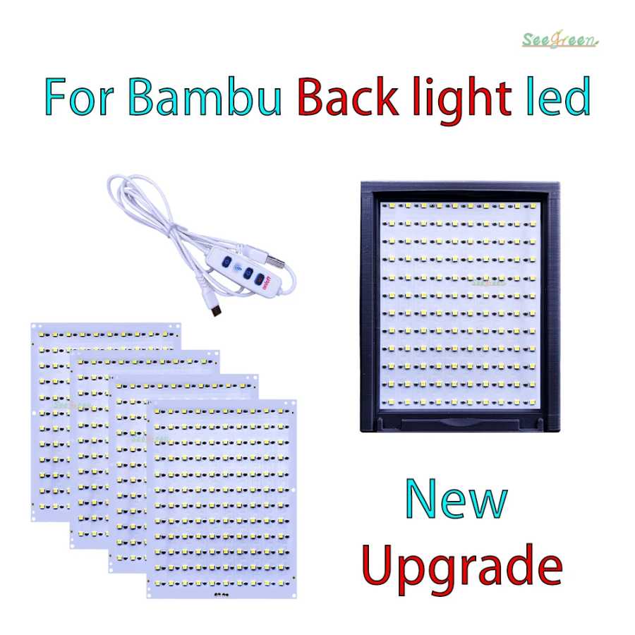 Для Bambu Lab литофановая светодиодная панель CMYK светодиодная подсветка доска PLA Basic CMYK литофановый комплект 3D печать литофана фото DIY 3D-печать
