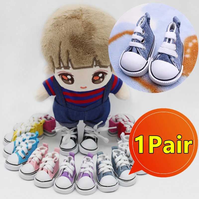 Новые 1/6 кукольные туфли BJD, обувь ручной работы 5 см для кукол, мини-холщовые шнурки, кукольный игровой домик, аксессуары для одевания, детская игрушка в подарок Куклы и аксессуары