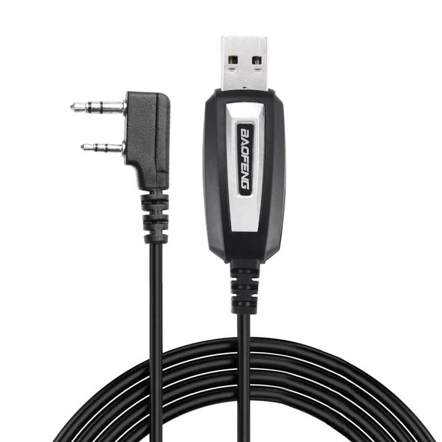 USB-кабель для программирования CH340, совместимый с компакт-диском с драйверами для BaoFeng UV-5R BF-F8HP 5RM UV-21R GMRS UV-5G Plus GM-15PRO GM-5RH Walkie Talkie Аксессуары & Запчасти