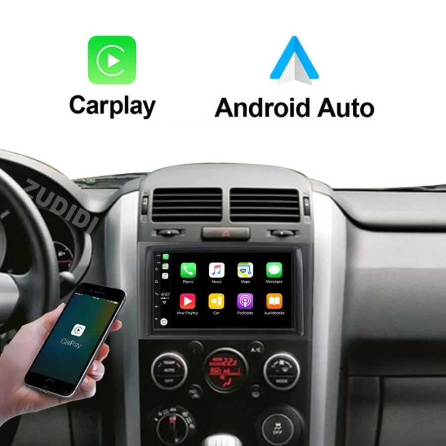 Фотография №2 товара Автомобильный радиоприемник 2din Android 16 для Suzuki Grand Vitara 3