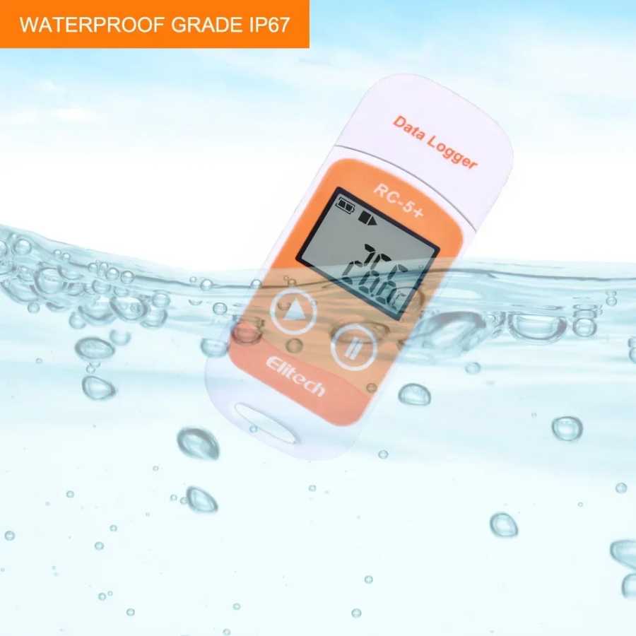 Фотография №4 товара Elitech RC-5+ USB-регистратор данных, PDF, многоразовый регистратор данных о температуре,