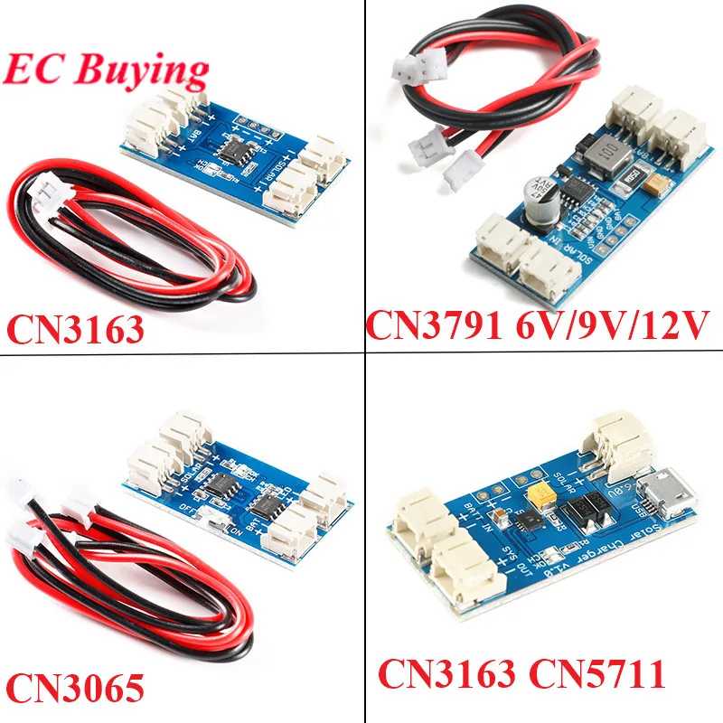 CN3791 CN3163 CN3065 MPPT Мини-солнечная литиевая батарея, зарядное устройство, плата зарядного устройства, модуль контроллера регулятора солнечной панели Активные компоненты
