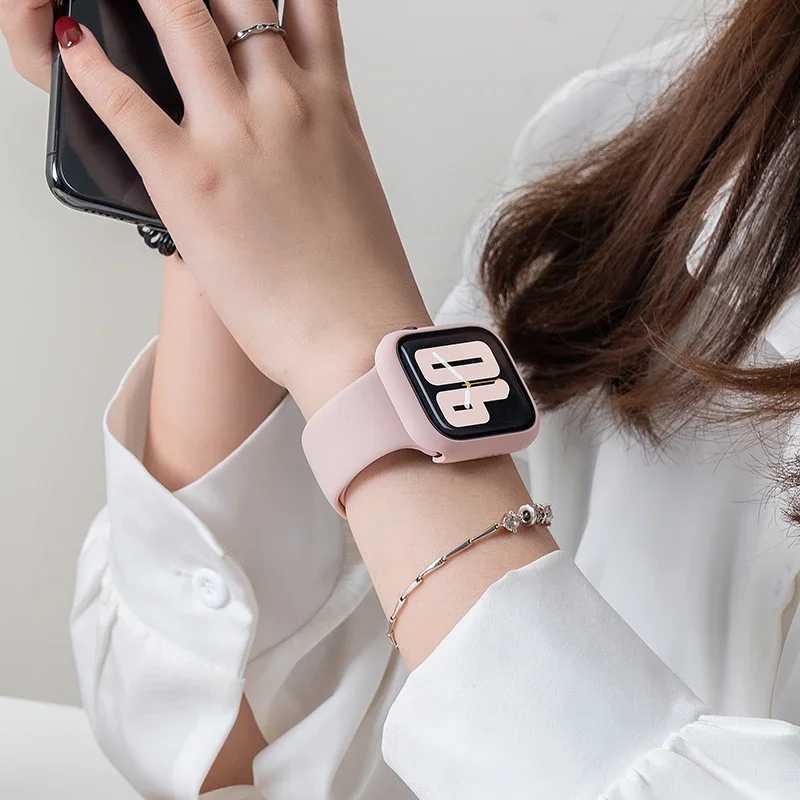 Фотография №1 товара Силиконовые ремешки для Apple Watch Band 44 мм 45 мм