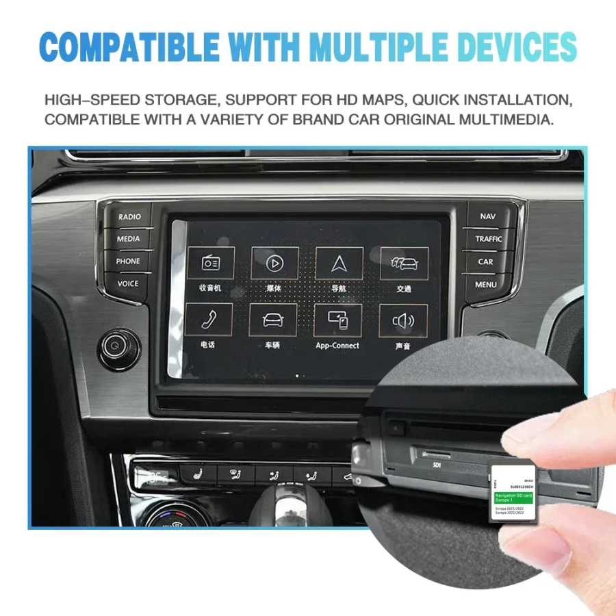 Фотография №3 товара Последняя версия для Nissan Connect 3 V7, обновленная SD-карта V7