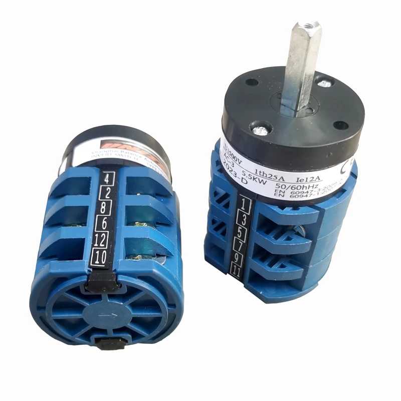Фотография №1 товара Переключатель прямого и обратного хода Ui-500V 25A 5.5W 50/60Hz для
