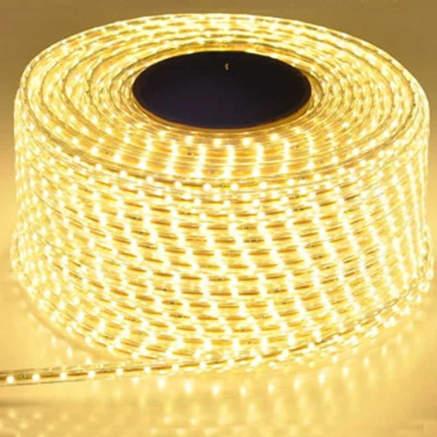 Светодиодная лента, 220 В, SMD2835, IP67, 120 светодиодов/м Светодиодная подсветка