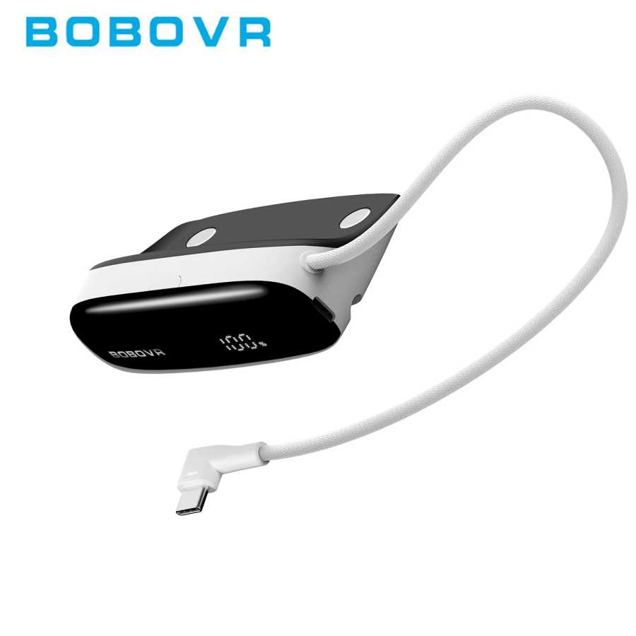 BOBOVR PD100 Зарядная док-станция &laquo;два в одном&raquo; с дисплеем прямой мощности 30 Вт USB-C PD Быстрая зарядка входа/выхода Совместимость с портом USB-C USB-A B100 Портативное аудио и видео