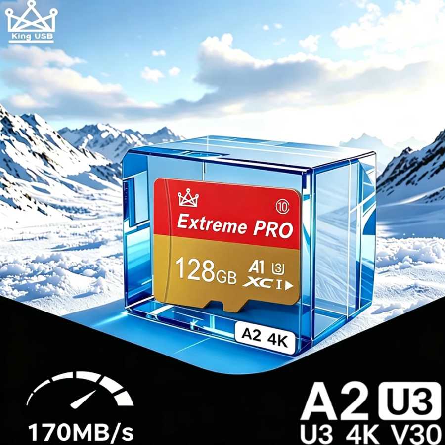 Карта памяти SD 64GB 128GB 256GB 512GB Micro TF SD High Endurance U3 V30 для автомобильных видеорегистраторов и видеокамер для грузовиков Видеоигры и аксессуары