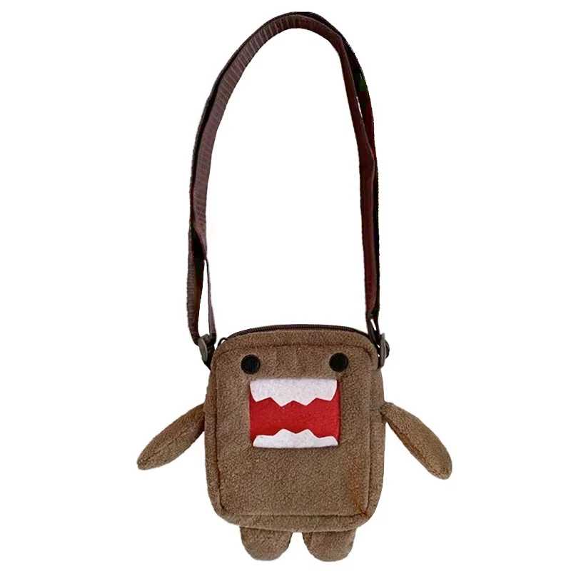 Мини-сумки через плечо Domo Kun для женщин, мужчин и детей, милая маленькая сумка через плечо, сумка для телефона в стиле аниме Kawaii Женские сумки