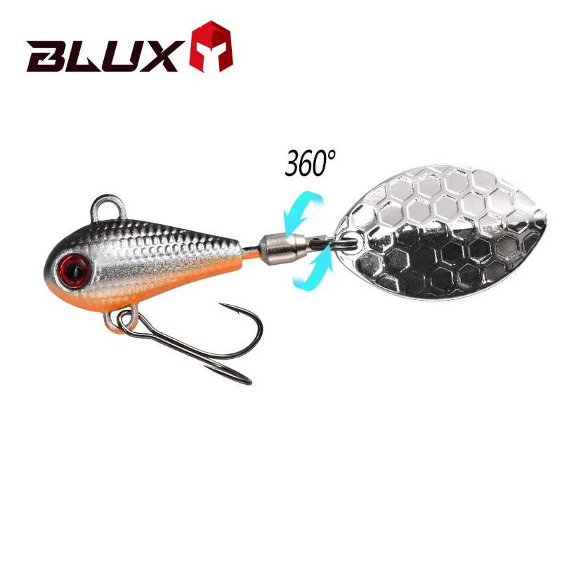 BLUX SPINTAIL Рыболовная приманка 4,5 г 7 г 11 г Спиннер Mag Tail Shad Metal Vib Casting Shore Jig Bait Медное лезвие Ложка Пресноводный окунь Для рыбалки