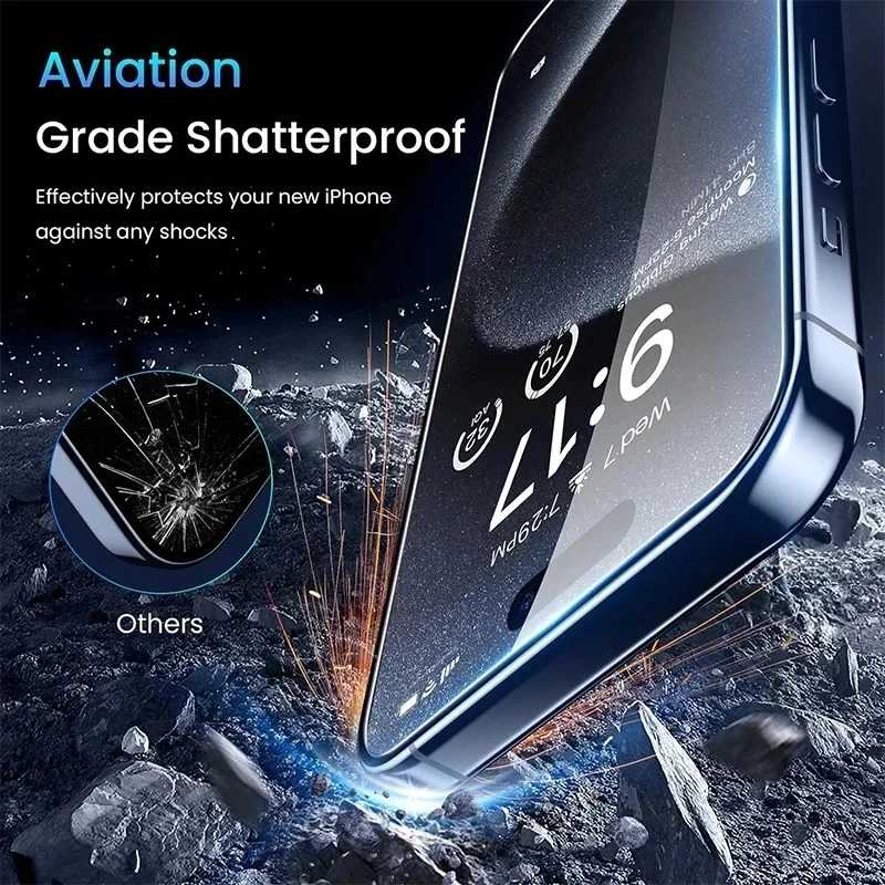 Фотография №4 товара Защитная пленка для экрана для iPhone 17 Pro Max противошпионское