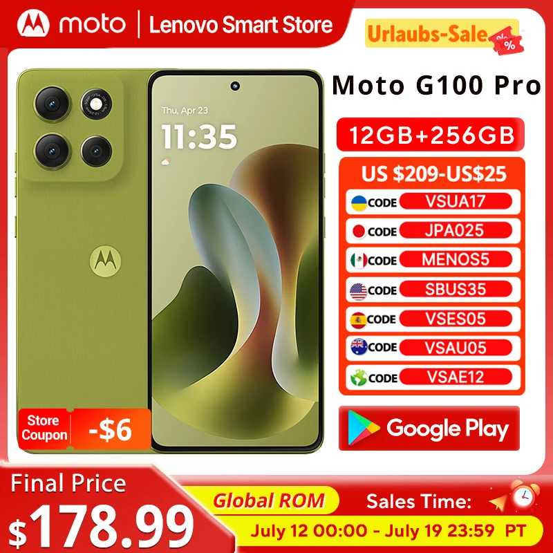 Смартфон Motorola Moto G100 Pro, размер 7300, глобальная ПЗУ, 6,7 дюйма, 1,5 тыс. POLED, 120 Гц, дисплей, 50 МП, AI-камера, 6720 мАч, мобильный телефон Мобильные телефоны