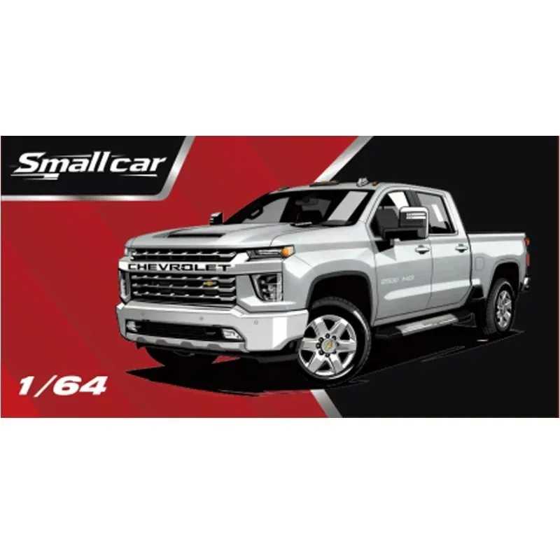 Фотография №4 товара Миниатюрная модель пикапа Silverado из литого металла в масштабе 1:64,