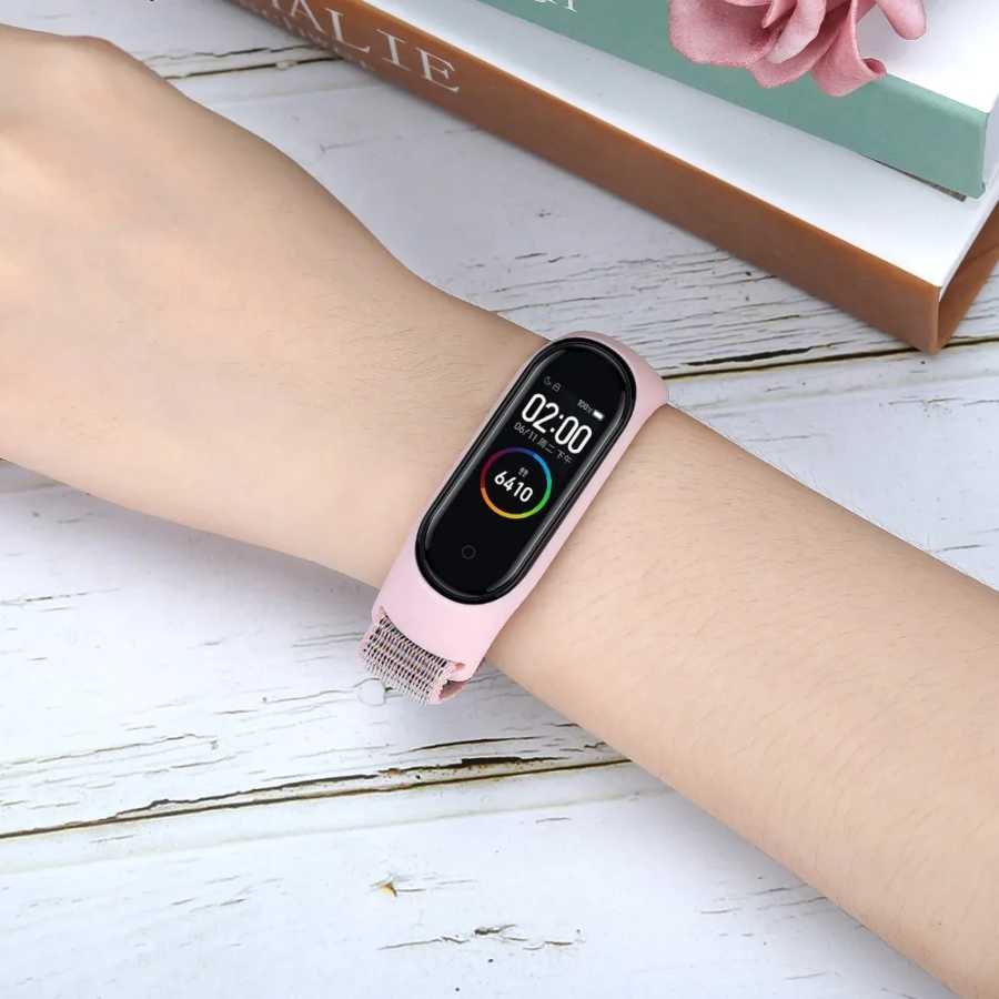 Фотография №5 товара Нейлоновый ремешок с петлей для Xiaomi Mi Band 10, 9,