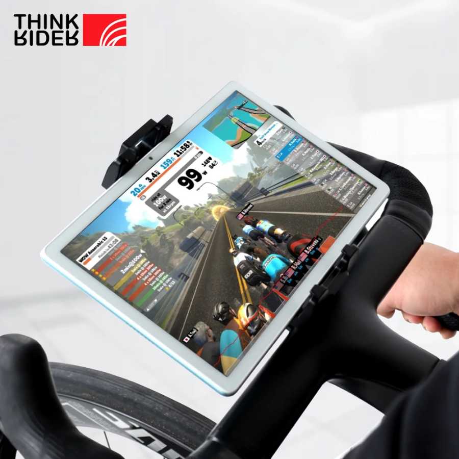 ThinkRider Bike Trainer Подставка для мобильного телефона ipad Подставка для крепления телефона Велосипедный держатель для мобильного телефона Вращающийся на 360&deg; Регулируемый Велоспорт