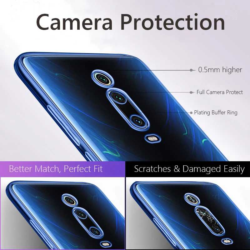 Фотография №1 товара Lainergie для Xiaomi Mi 9T, роскошный чехол с мягкой прозрачной