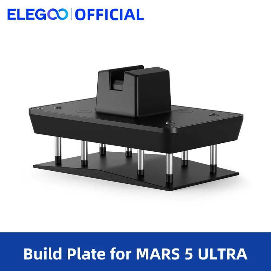 Встроенная пластина ELEGOO для 3D-принтера MARS 5 Ultra LCD, с 4-точечным выравниванием и лазерной резной поверхностью, 160*95,6 мм 3D-печать