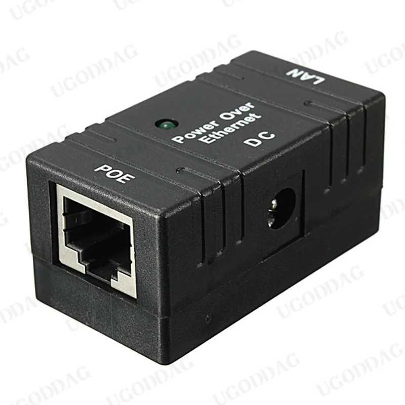 Фотография №3 товара Пассивный POE Power Over Ethernet RJ-45, разветвитель инжектора, настенный адаптер