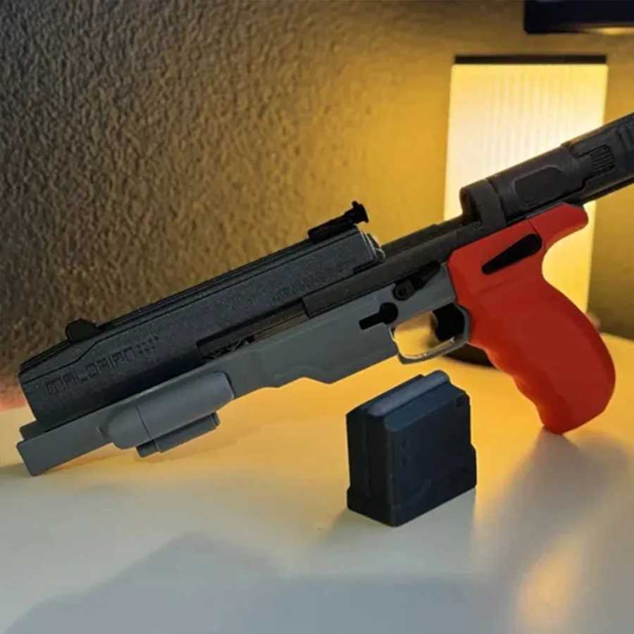 Фотография №2 товара Модель пистолета Джонни Силверхэнд Malorian 3516, 3D-печатный, разборный, игрушечный, для