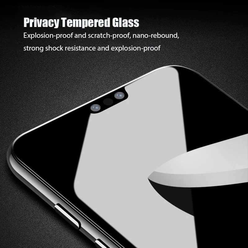 Фотография №4 товара For iPhone 16 17 15 14 Pro Privacy Tempered Glass
