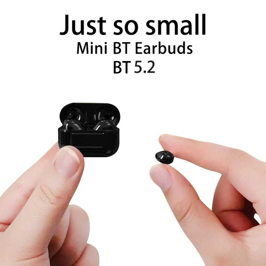 Фотография №4 товара Невидимые наушники AideeMaster, мини-наушники Bluetooth TWS, беспроводные сенсорные игровые наушники-вкладыши