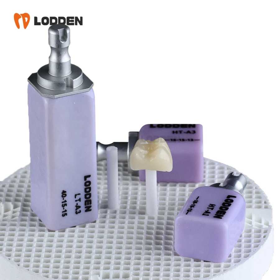 Фотография №3 товара Lodden Dental литиевые дисиликатные блоки C14/B40 стеклянные керамические кубики блоки