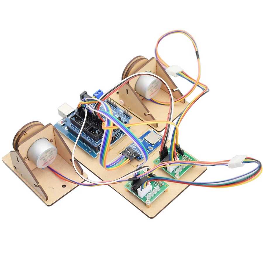 Робот для рисования стен с кабельным плоттером для Arduino Robot Maker Project Kit Polar Graph с двигателем Программируемые игрушки DIY Kit Высокотехнологичные игрушки