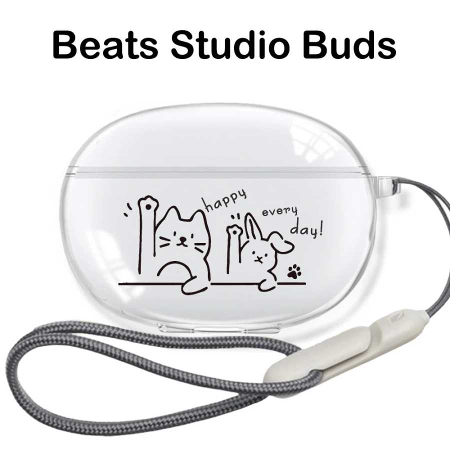 Фотография №3 товара Прозрачный чехол для наушников Beats Studio Buds Plus Funda Fit