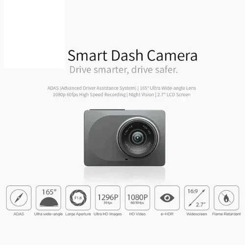 Фотография №3 товара Xiaomi YI умный видеорегистратор для автомобиля ADAS 2,7 экран Full